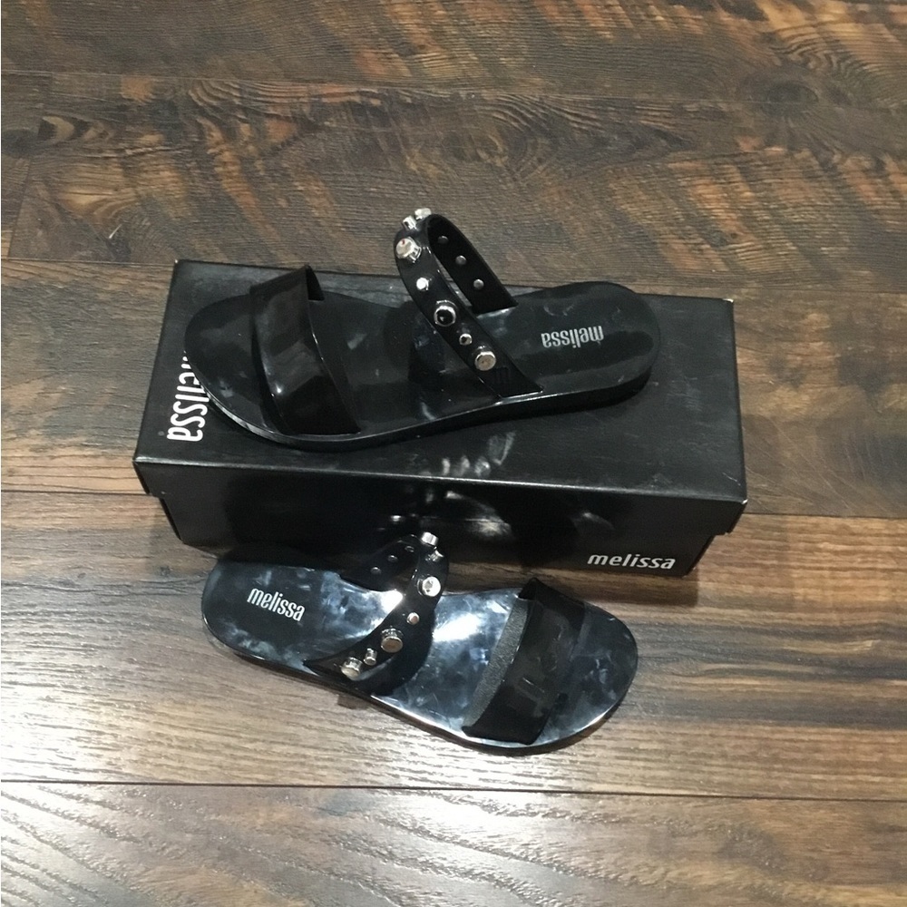 Melissa Sandals Love Lip II Black - Picture 2 of 4